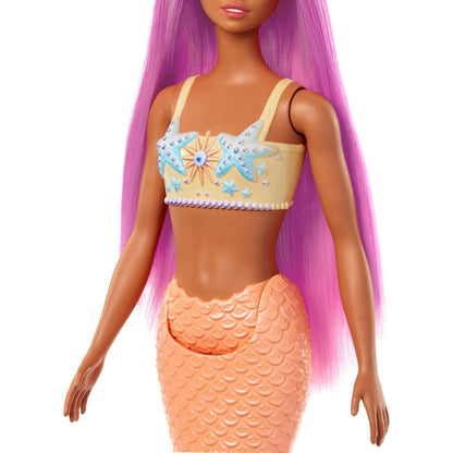 Mattel Barbie Pohádková mořská panna - žlutá