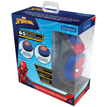 Lexibook Skládací bezdrátová sluchátka Spider-Man