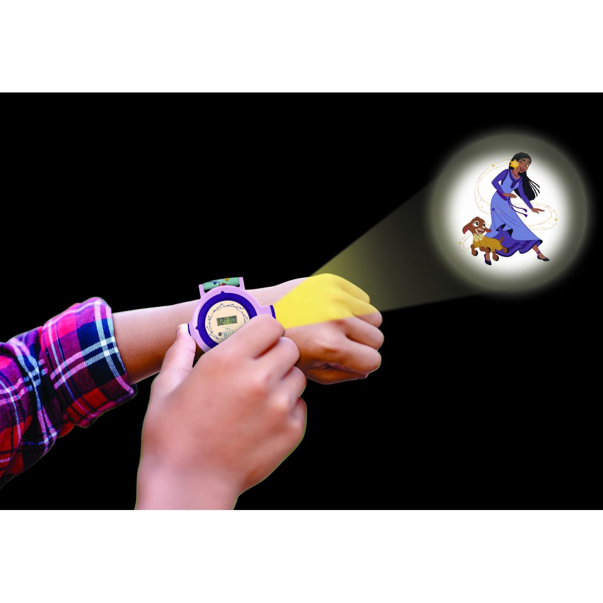 Lexibook Digitální promítací hodinky Disney Wish s 20 obrázky