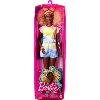 Barbie modelka 30 cm - batikovaný krátký overal