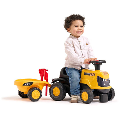 Falk Odstrkovadlo - traktor JCB s přívěsem a příslušenstvím