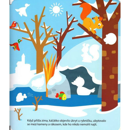 Sun Třpytivé samolepky Ošklivé káčátko