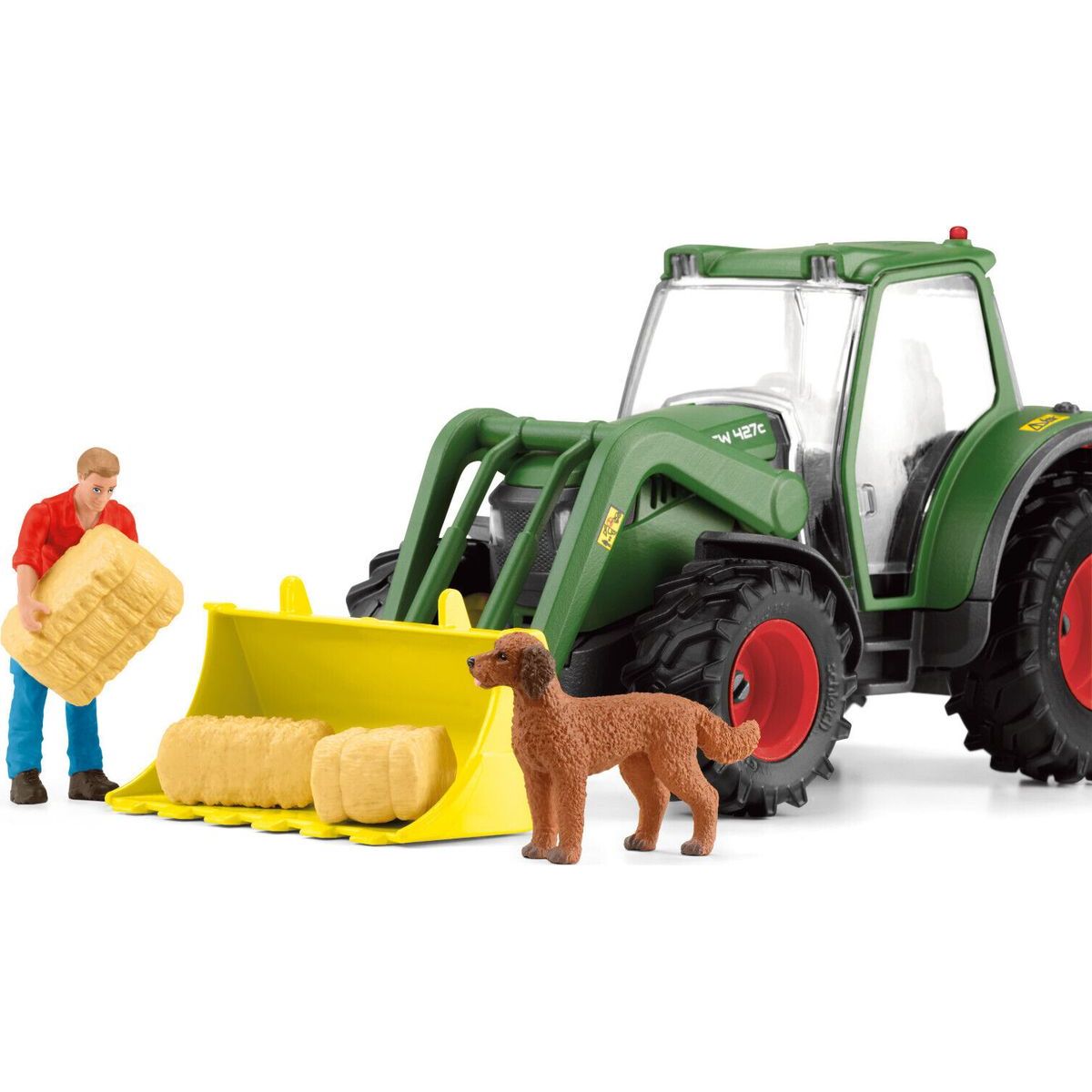 Schleich 42608 Traktor s přívěsem