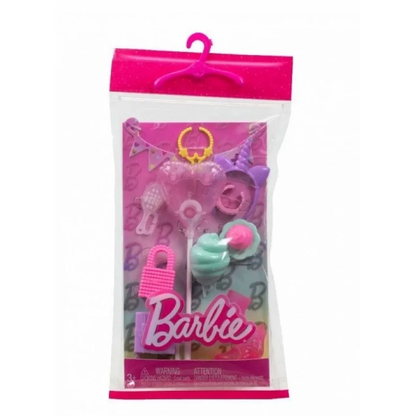Mattel Barbie obleček s doplňky v praktickém balení HWV73
