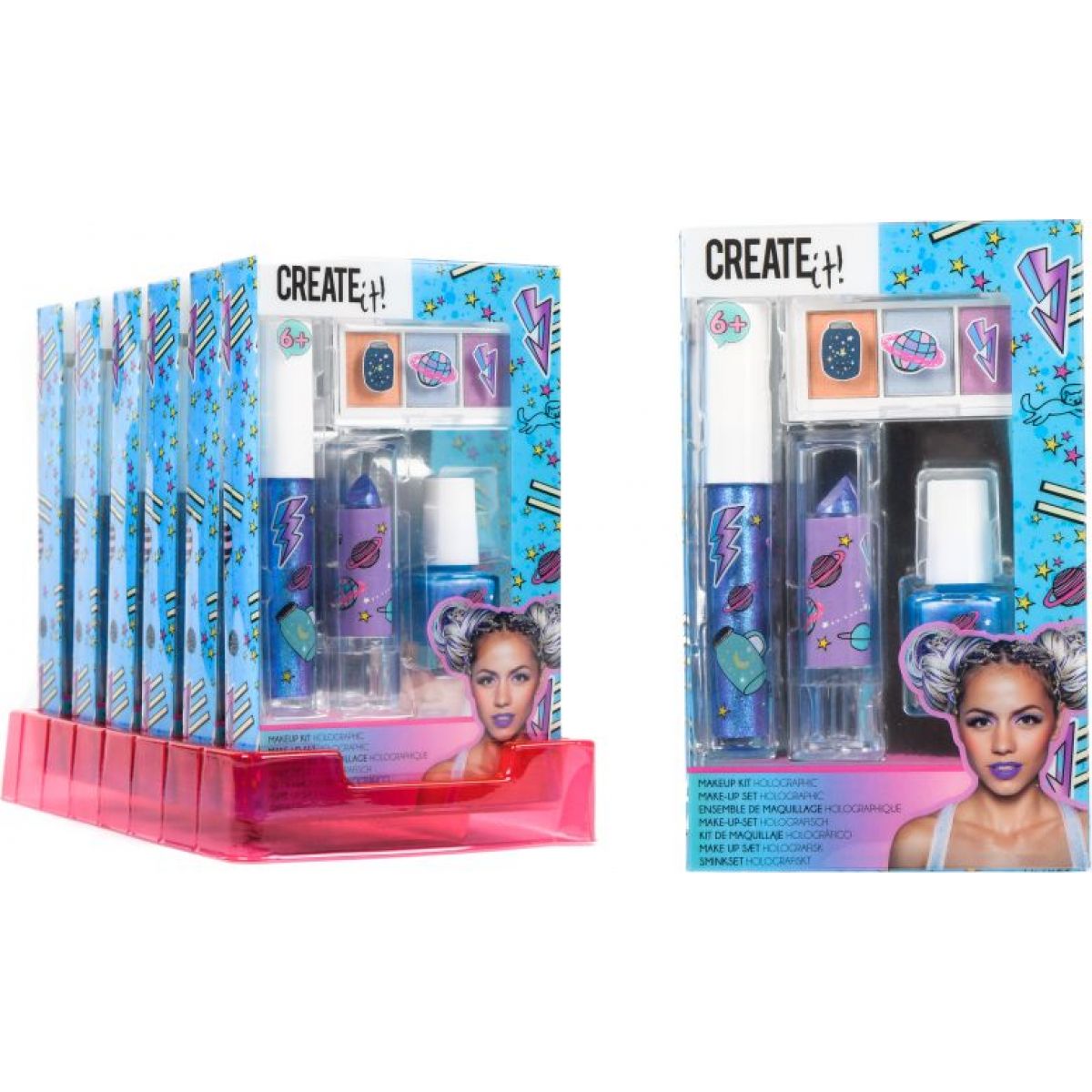 Canenco Make up sada holografická
