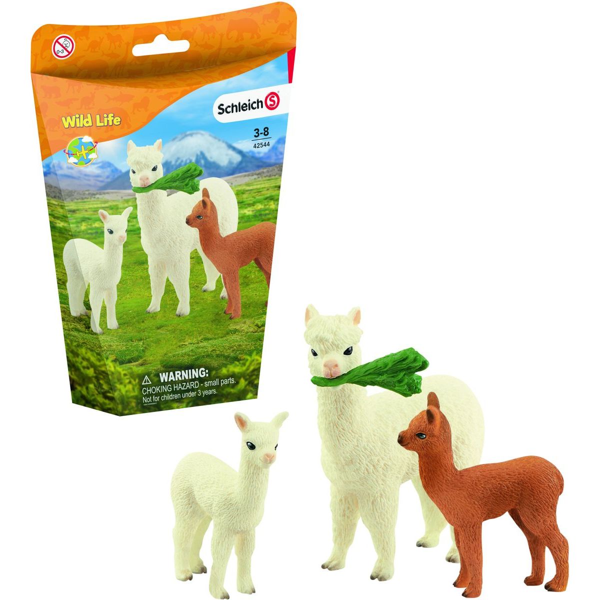 Schleich 42544 Rodina lam Alpaka
