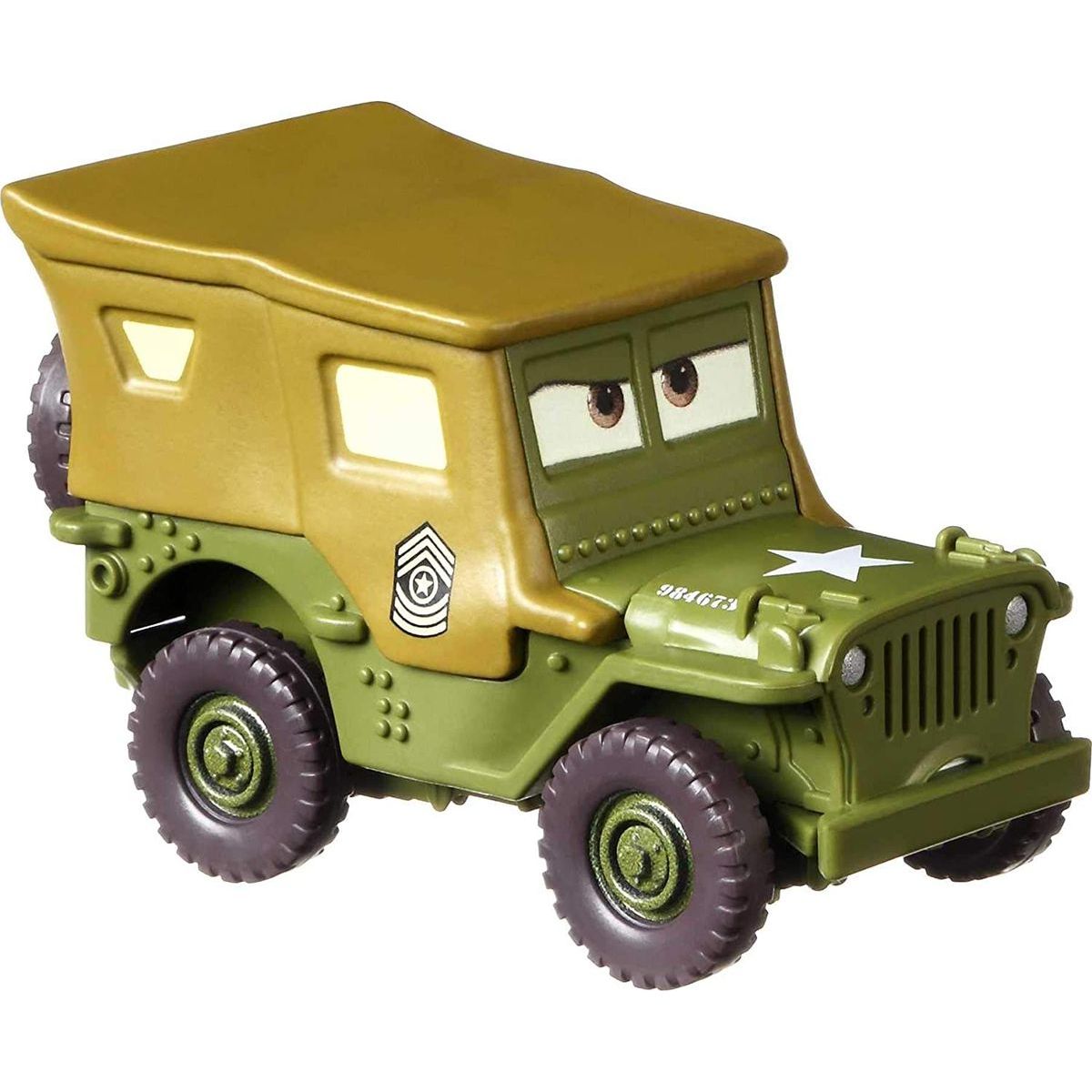 Mattel Cars 3 Auta Sarge military