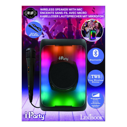 Lexibook Bluetooth karaoke reproduktor s mikrofonem střední