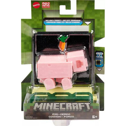 Mattel Minecraft 8 cm figurka Build a Portal Prase