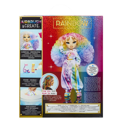 Rainbow High Air Brush panenka - zelené oči
