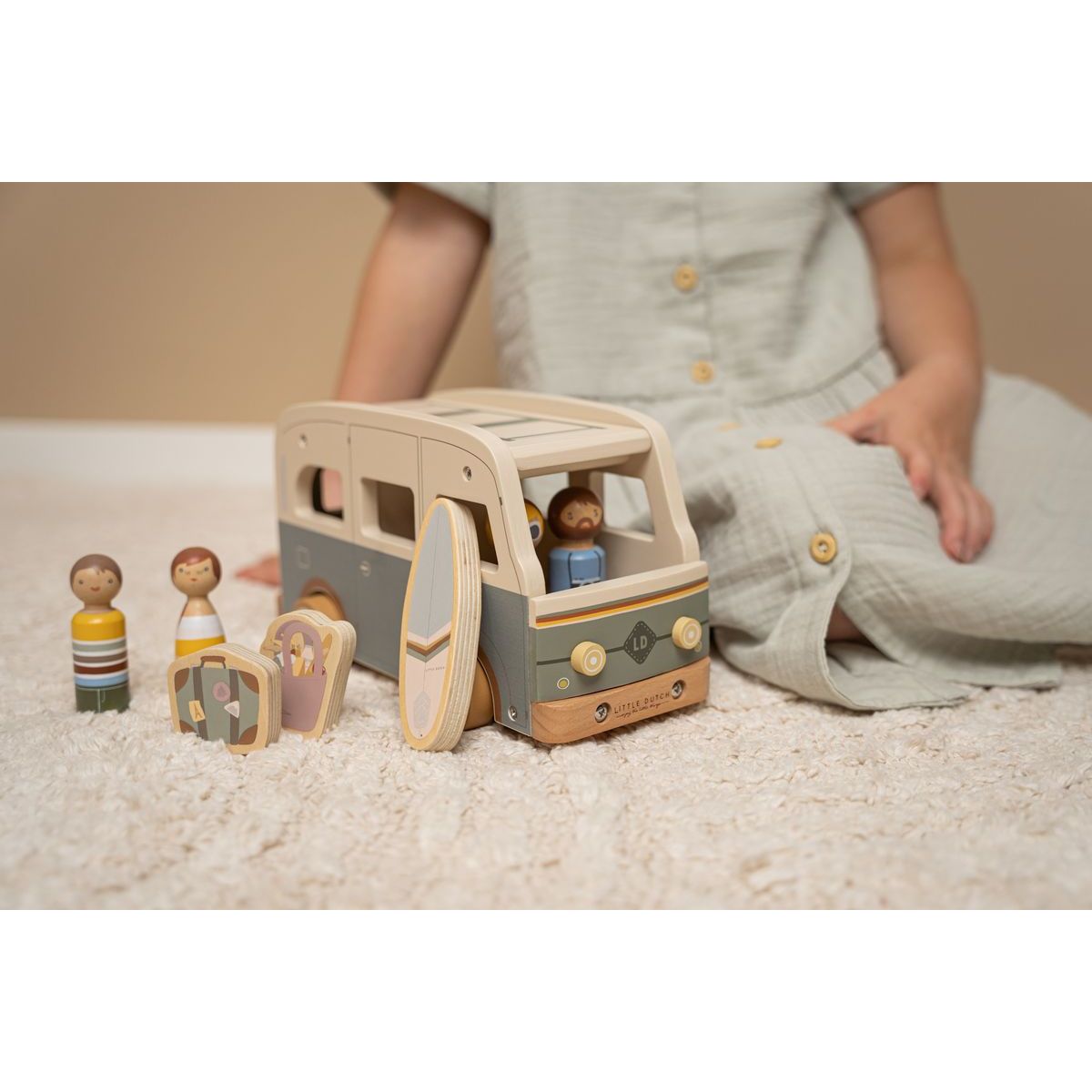 Little Dutch Karavan dřevěný Vintage