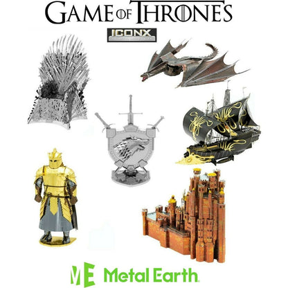 Metal Earth 3D Puzzle Hra o trůny Drak 56 dílků