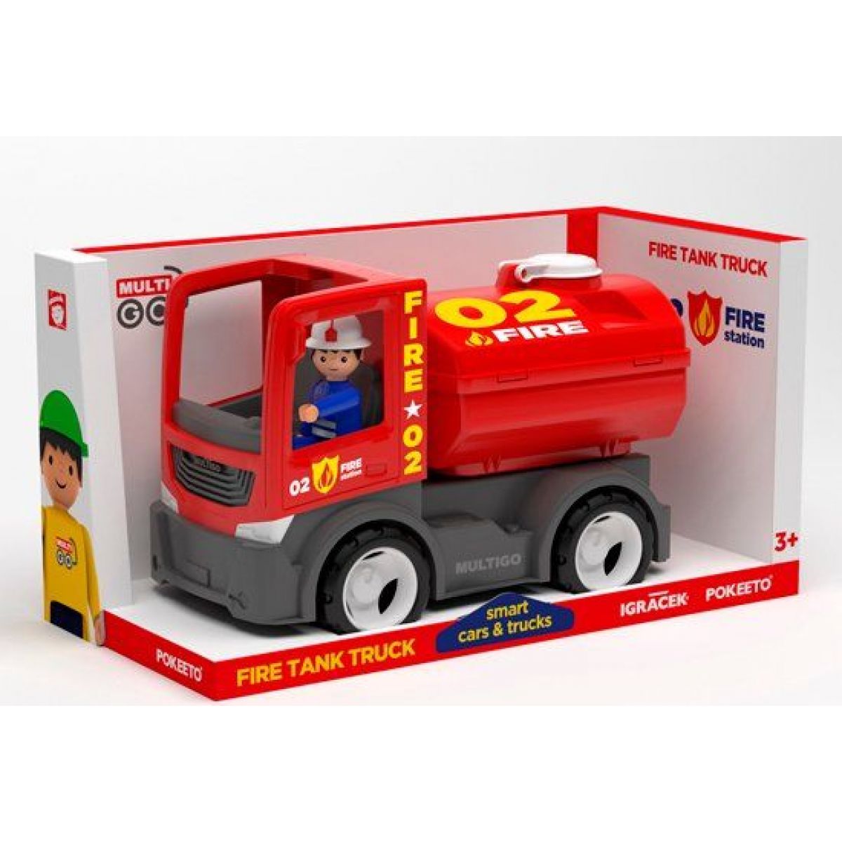 Igráček Multigo Fire cisterna s hasičem