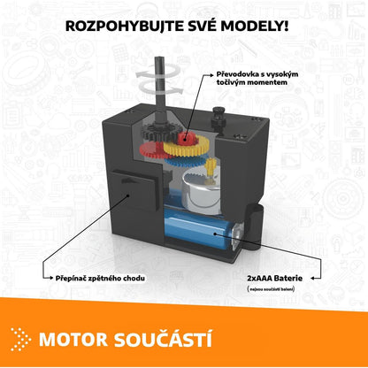 Engino Creative Builder 50 modelů s motorkem
