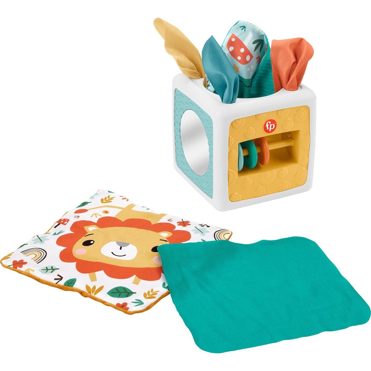 Fisher-Price zábavná krabička na kapesníky