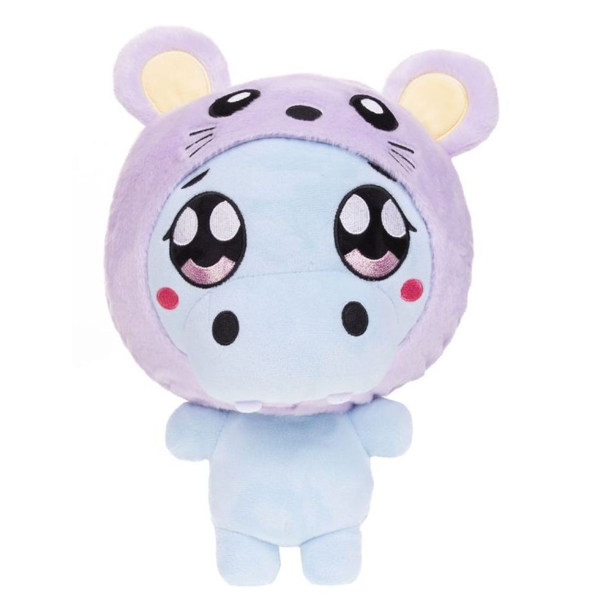 TM Toys Hoody Kin Academy Plyšový hrošík Mippo s kapucí myšky 28 cm