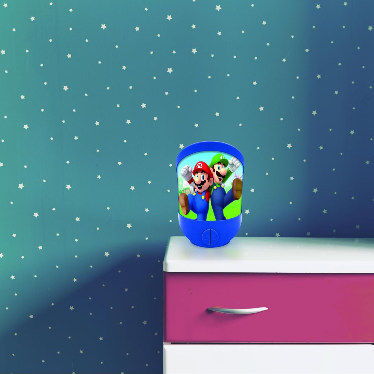 Lexibook Stolní a nástěnná lampička Super Mario