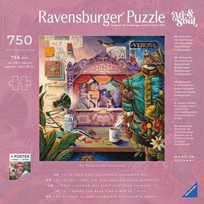 Ravensburger 120009979 Art & Soul: Romeo a Julie 750 dílků