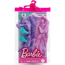 Mattel Barbie obleček 30 cm s doplňky v praktickém balení šaty HBV31