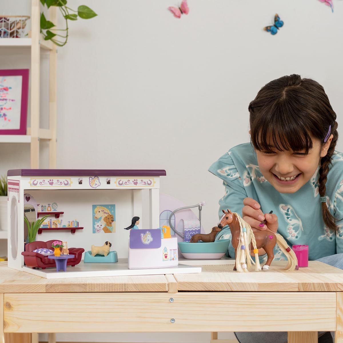Schleich 42614 Sofiin salon krásy pro domácí mazlíčky