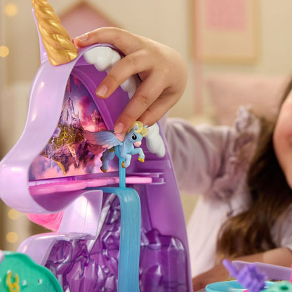 Unicorn academy česací hlava rozložitelná na hrací set