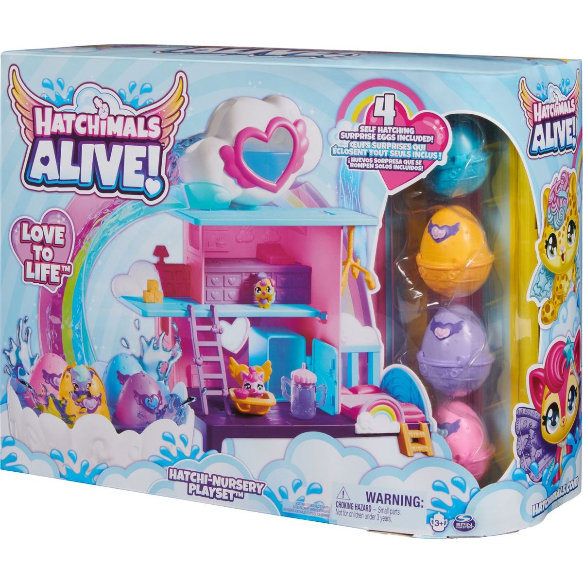 Hatchimals hrací sada duhový svět - líhnutí ve vodě