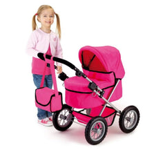 Hluboký kočárek pro panenky Adélka 68 cm