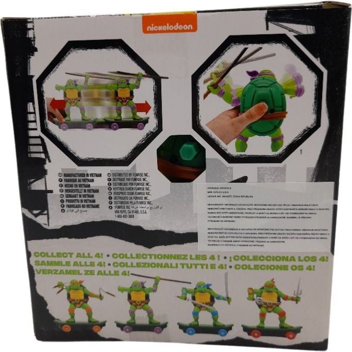 Funrise Želvy Ninja na skejtu Sewer Shredders Donatello