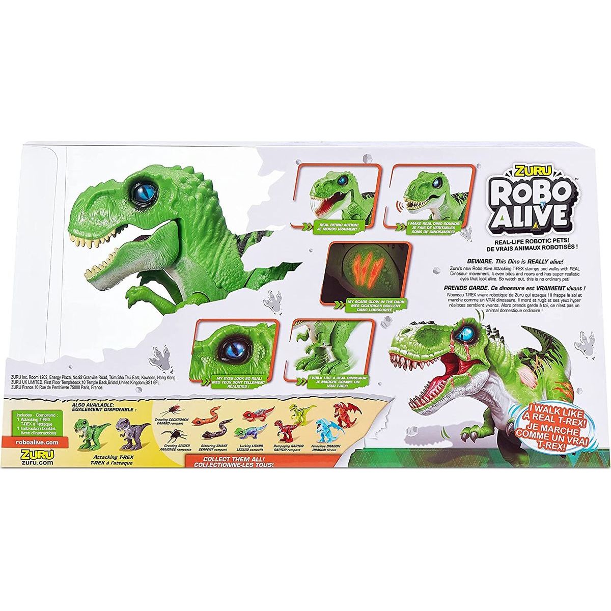 Robo Alive T-Rex zelený