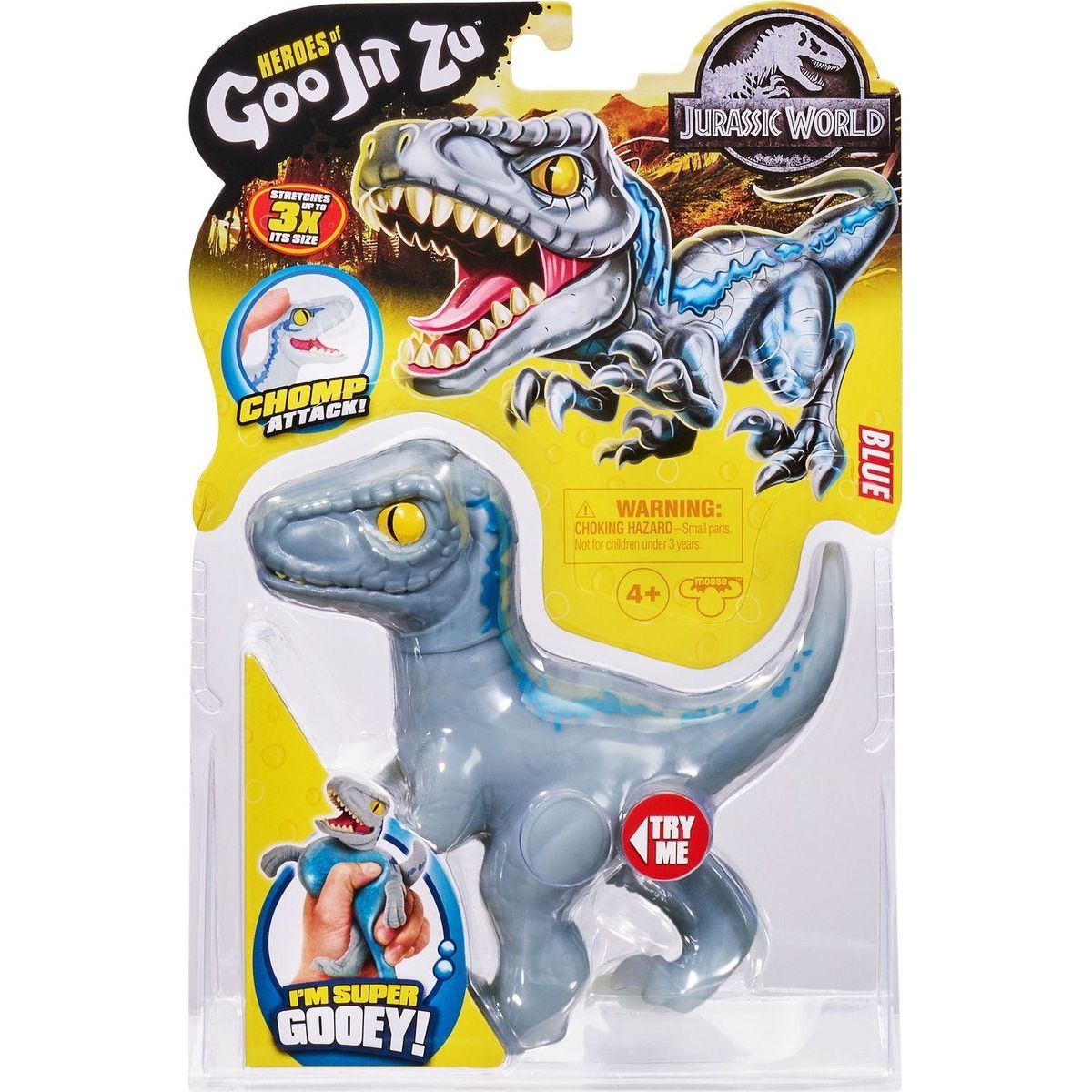 Goo Jit Zu figurka Jurský svět Blue