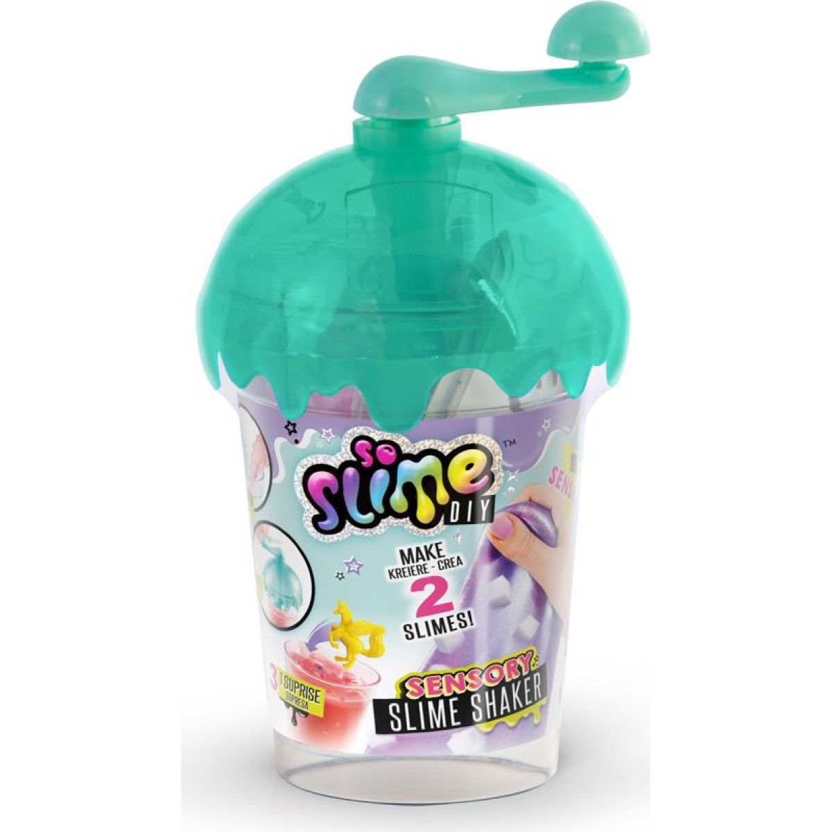 So Slime Shaker kelímek zelený