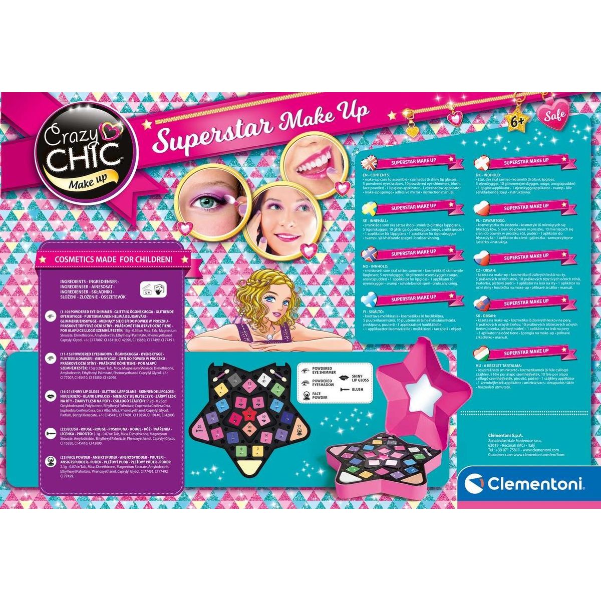 Clementoni Crazy Chic Superstar Make UP
