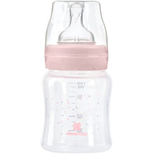 KikkaBoo Kojenecká láhev 120ml 0m+ Hippo Dreams Pink