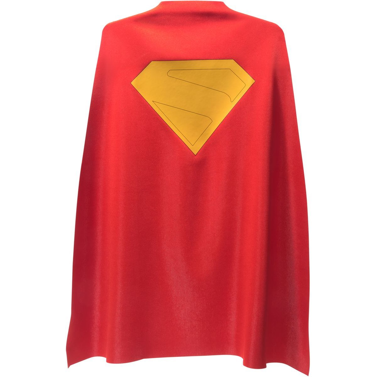 Superman film plášť štít a tyč