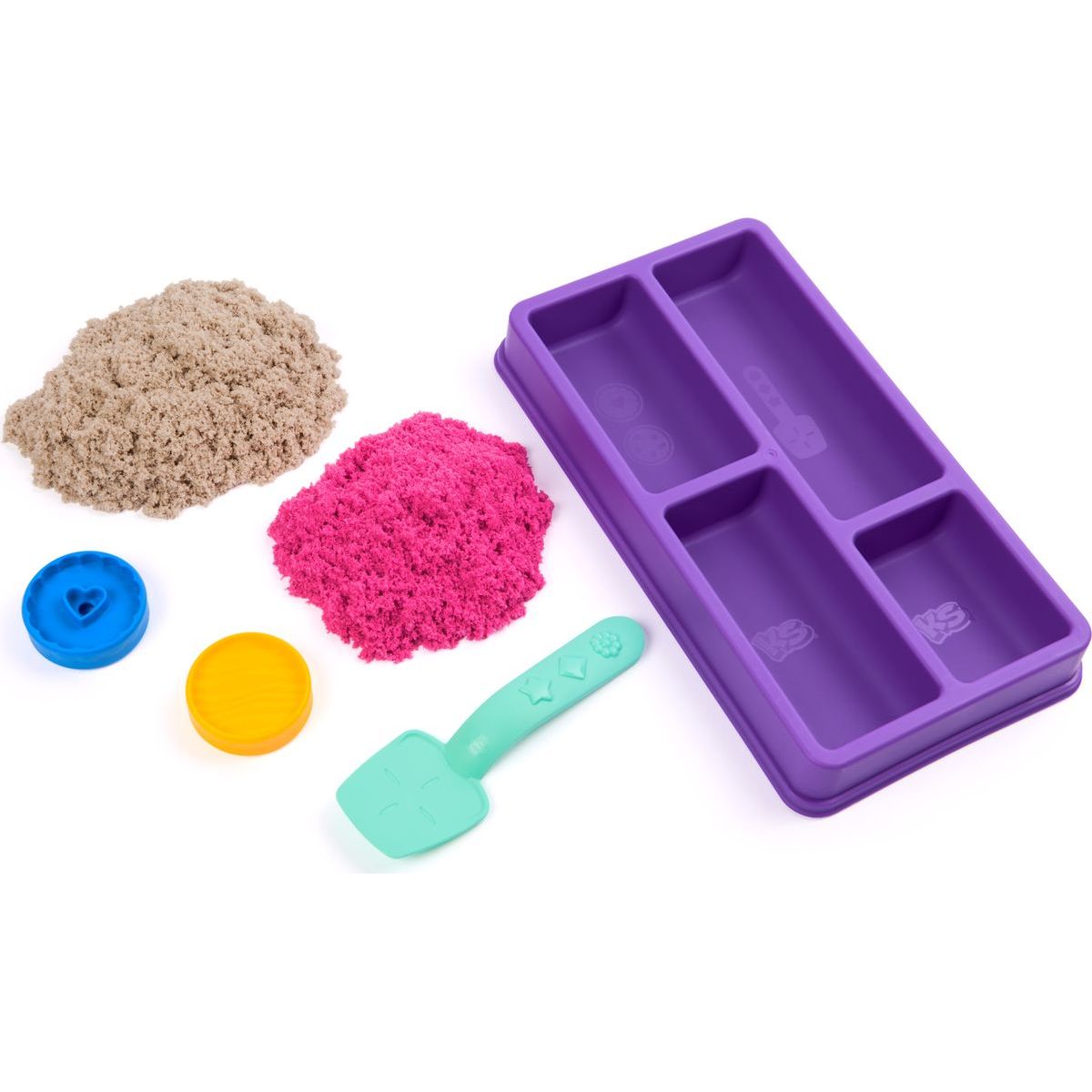 Kinetic sand tvoření koláčků
