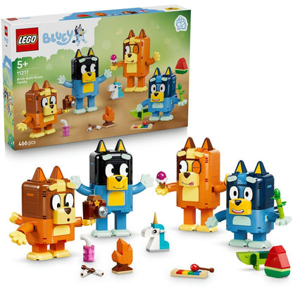 LEGO® Bluey 11217 Bluey a její rodinka z kostek