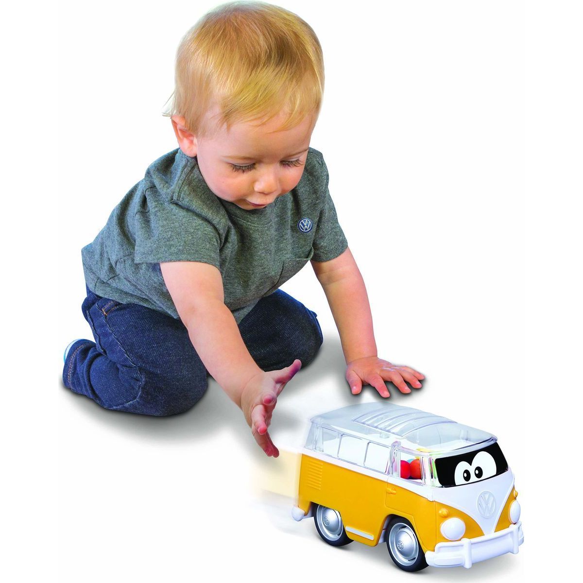 Volkswagen autobus žlutý