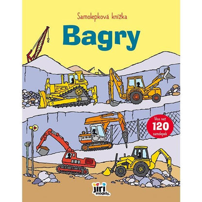 Jiří Models Samolepková knížka Bagry