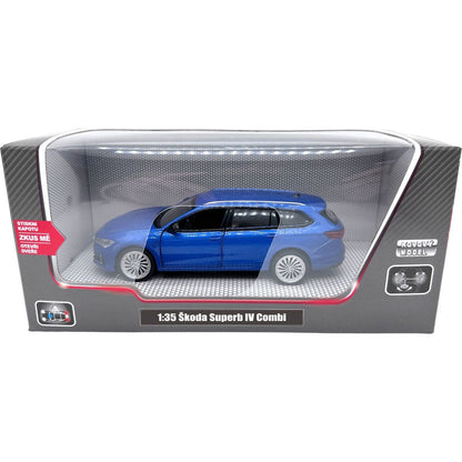 Sparkys 1:35 Škoda Superb IV Combi modré