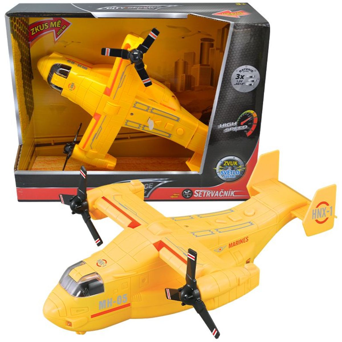 Sparkys 1:16 Letadlo Osprey žluté