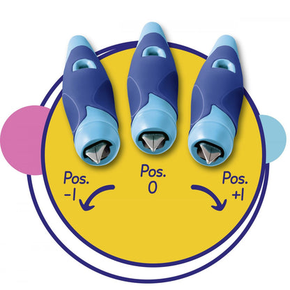 Ergonomické plnicí pero pro leváky - STABILO EASYbirdy Timber růžová vč. bombičky