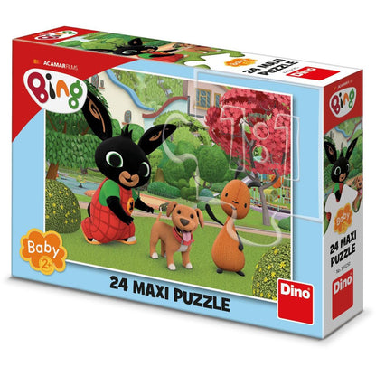Dino Puzzle maxi Bing s pejskem 24 dílků