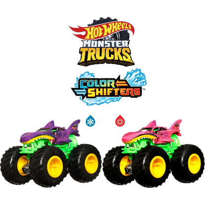 Mattel Hot Wheels Monster Trucks Color Shifters 9 cm Shark Wreak