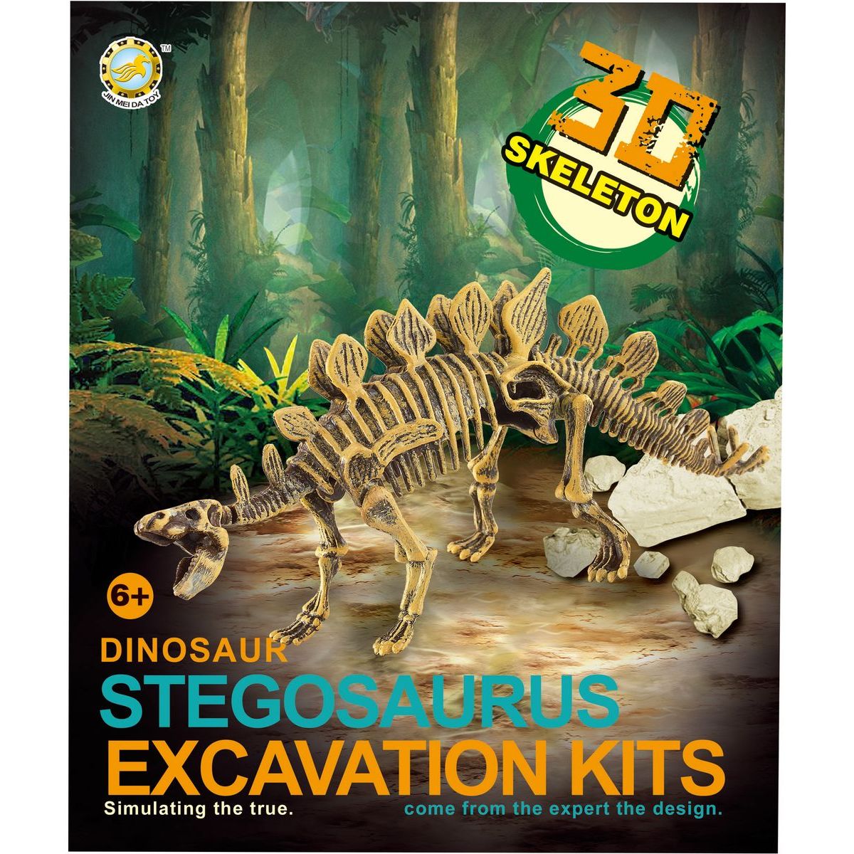 Archeologický set 3D Stegosaurus