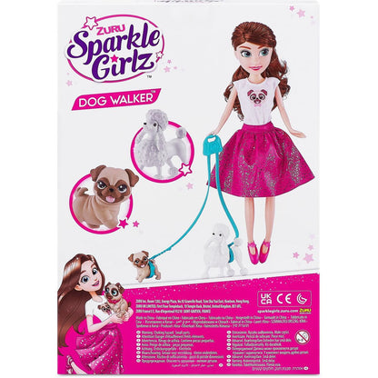 Zuru Panenka Sparkle Girlz se dvěma pejsky