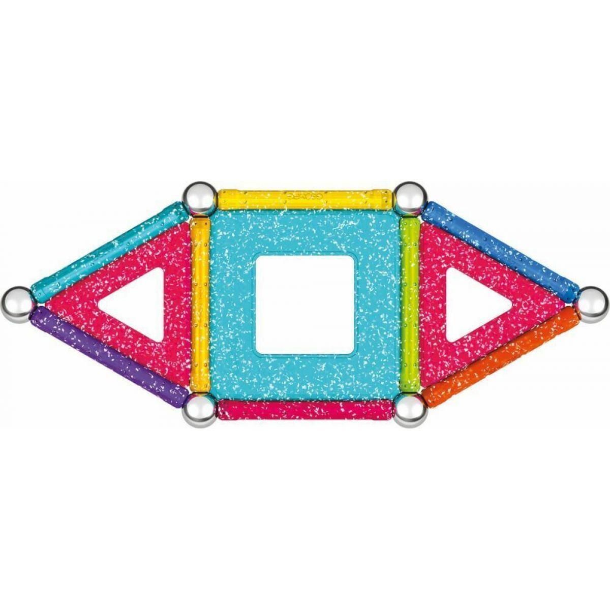 Geomag Glitter Recycled 22 dílků