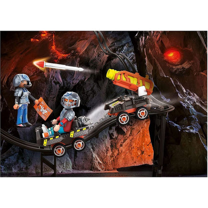 PLAYMOBIL® 70929 Dino Mine Vozík s raketami