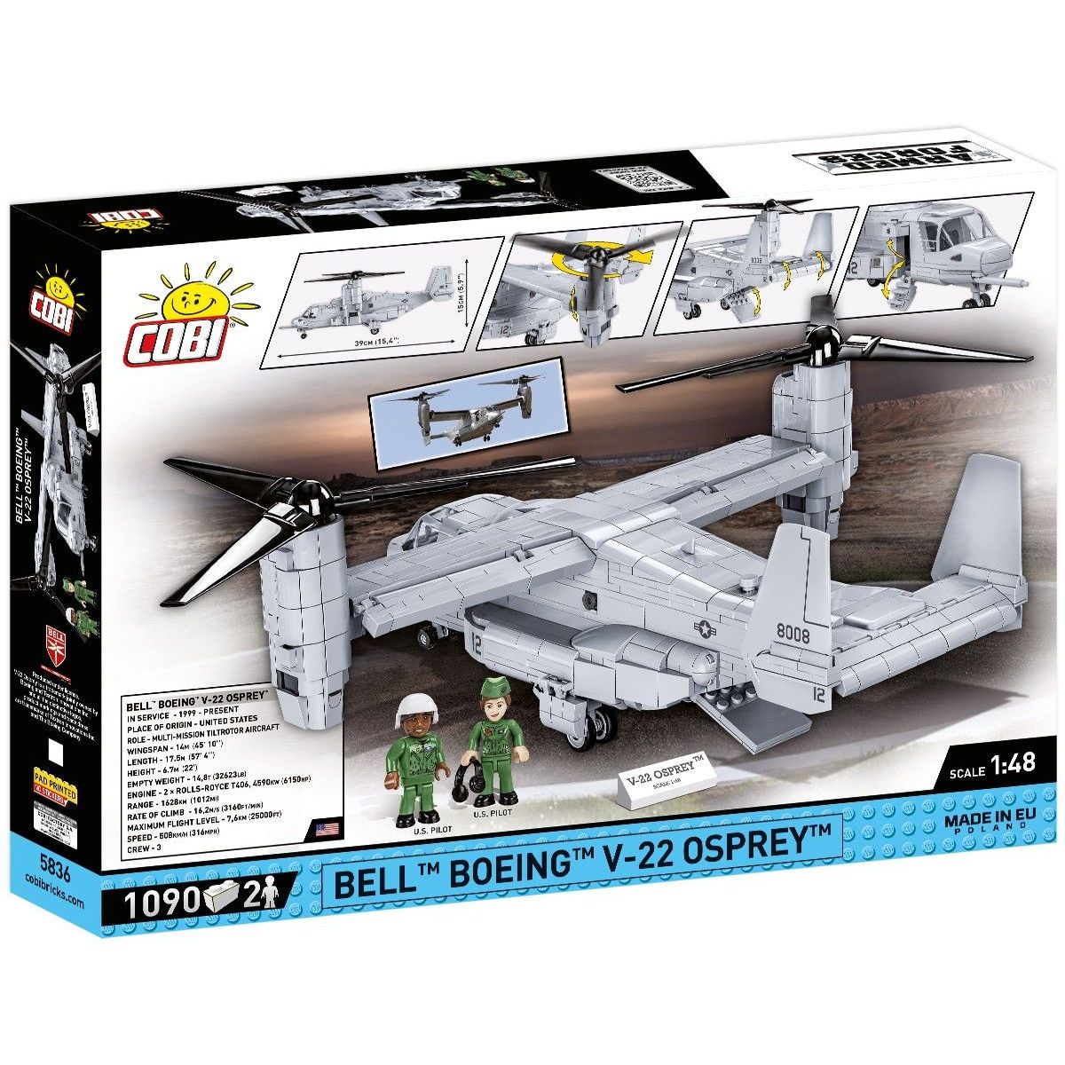 Cobi 5836 Malá armáda Bell Boeing V-22 Ospray
