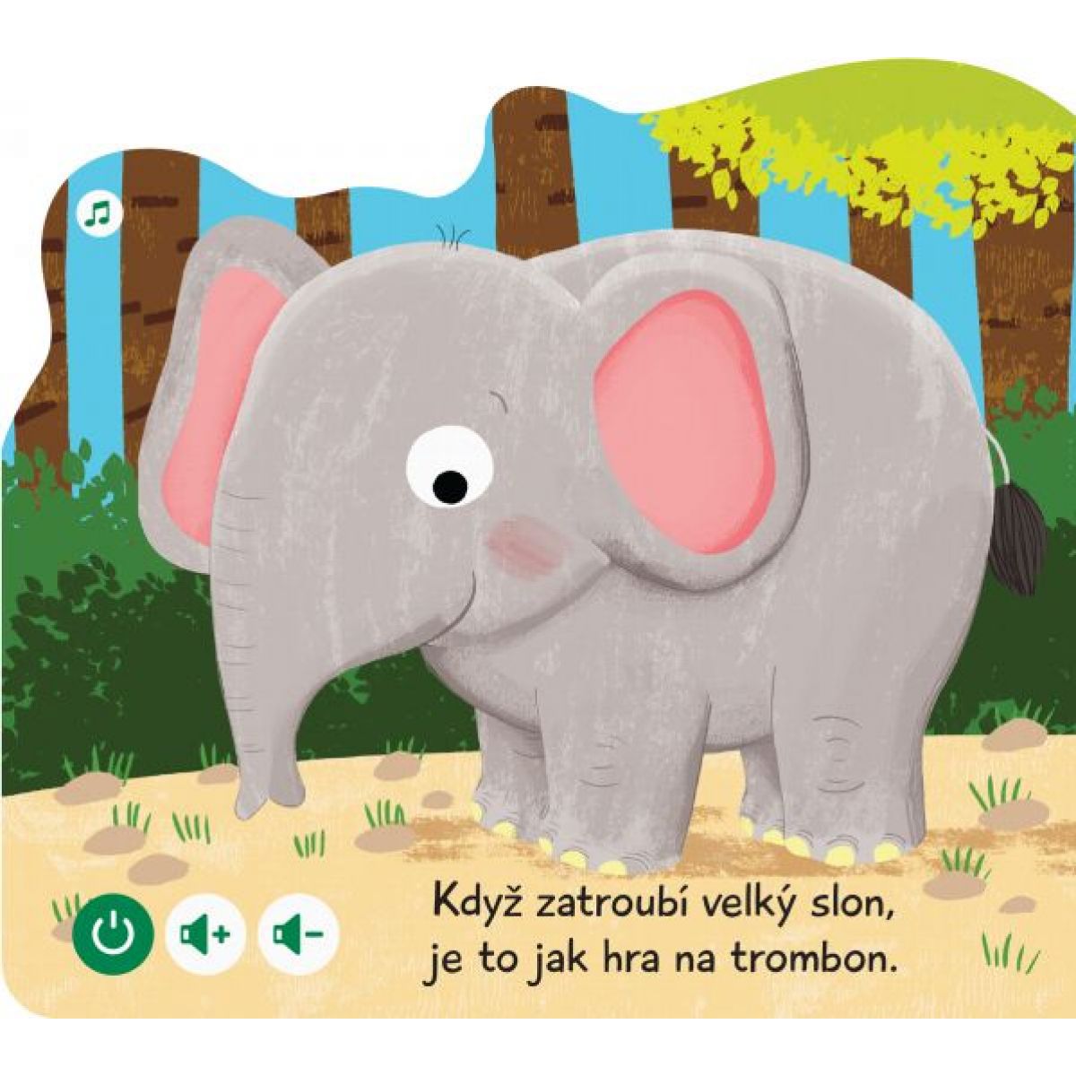 Albi Kouzelné čtení Minikniha s výsekem Slon