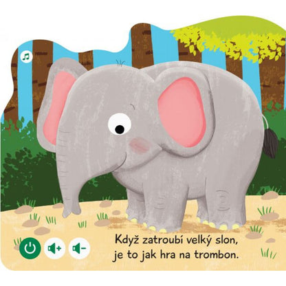 Albi Kouzelné čtení Minikniha s výsekem Slon